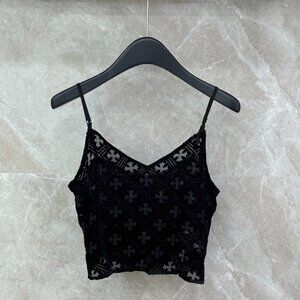 Chrome Hearts Silk Velvet Slip Dress